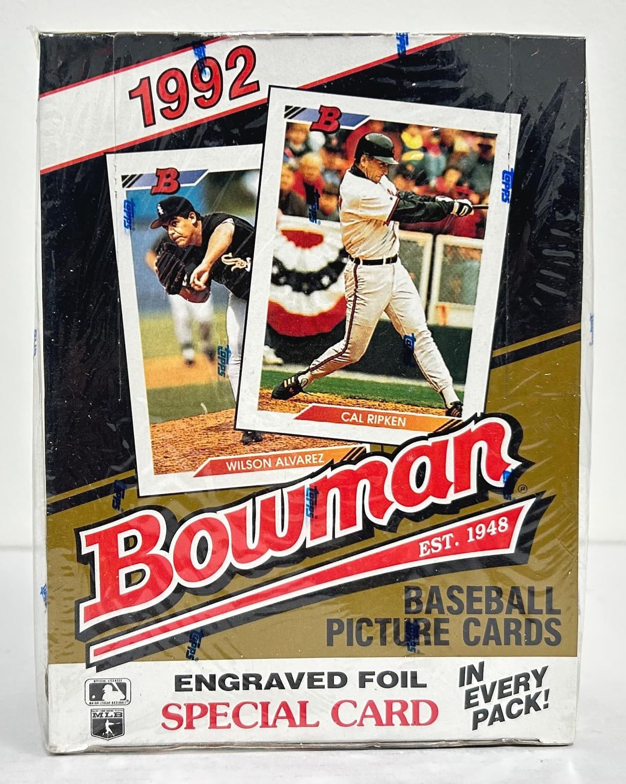 1992 Bowman Baseball Hobby Wax Box (Factory Shrinkwrap)