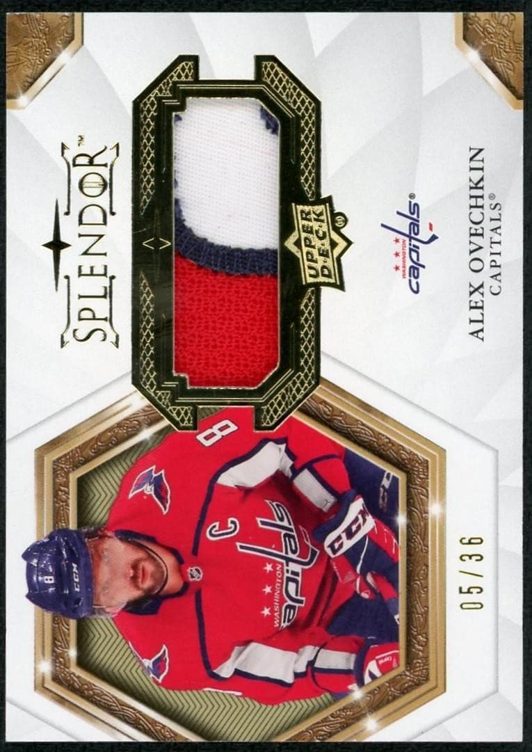 2019-20 UD The Cup Alex Ovechkin Splendor Patch /36 #SP-AO