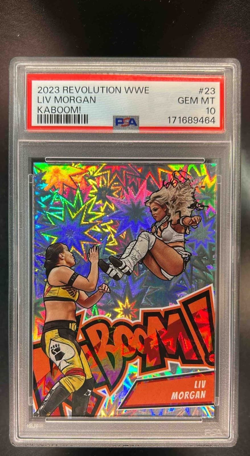 2023 Panini Revolution WWE Liv Morgan Kaboom! SSP #23 PSA 10 GEM MINT