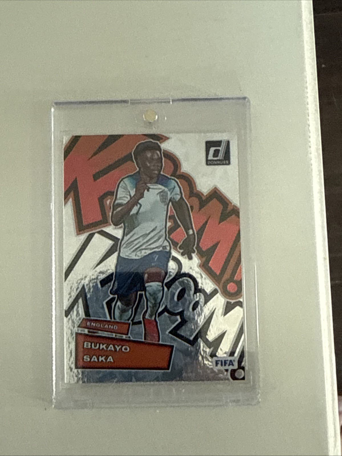 2023-24 Panini Donruss FIFA Bukayo Saka KABOOM SSP Case Hit Arsenal England