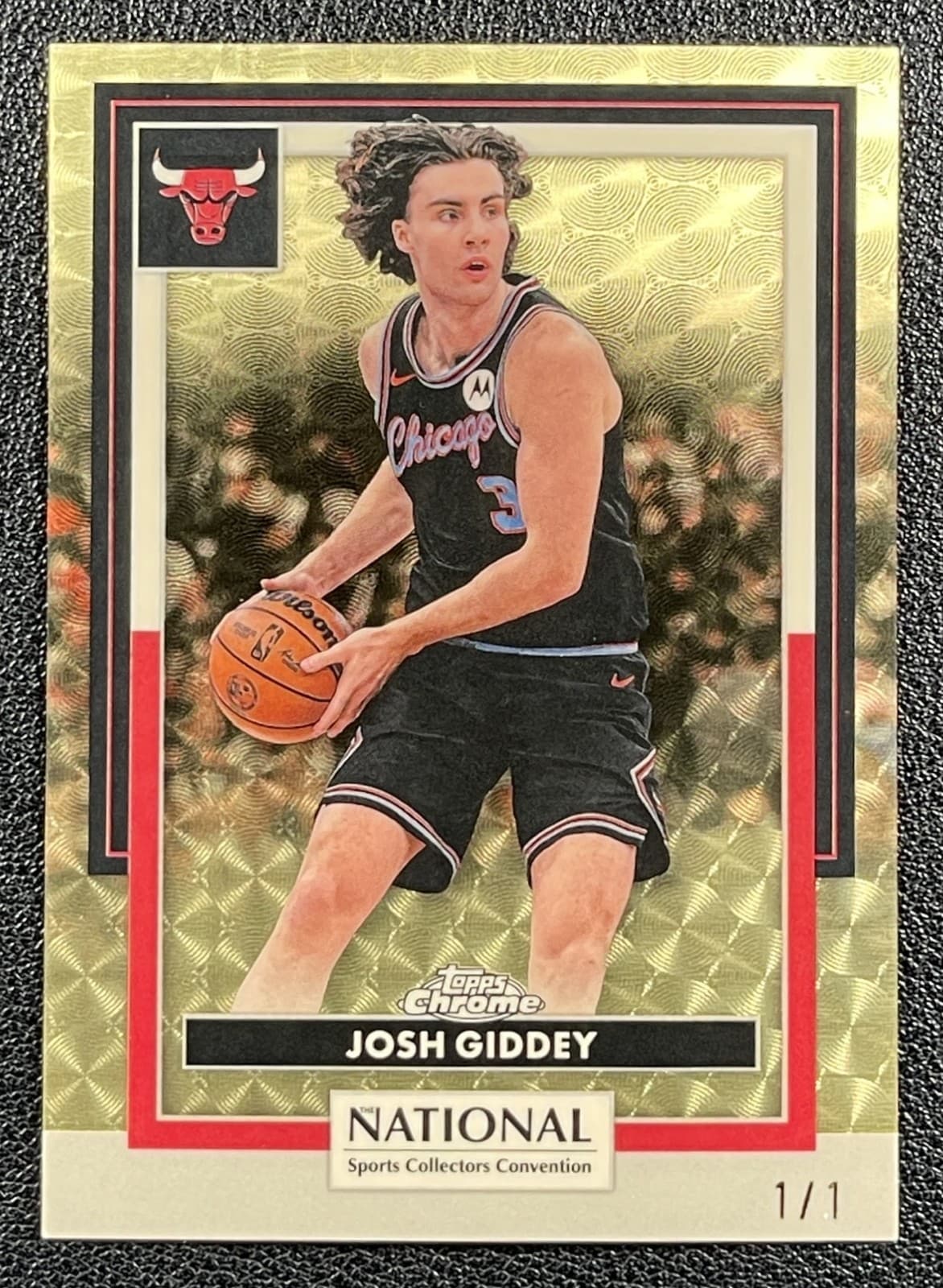 1/1 Josh Giddey 2026 Topps Nscc Coll #Nba-32 Nba Chrome Superfractor 1/1