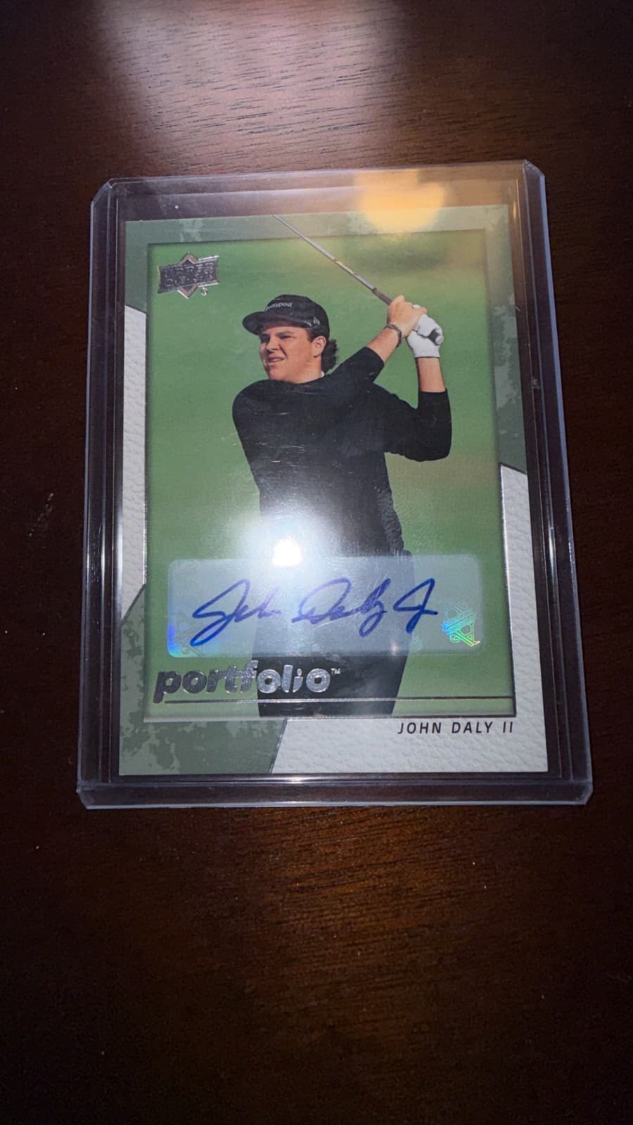 Upper Deck Portfolio Golf John Daly Jr. Auto