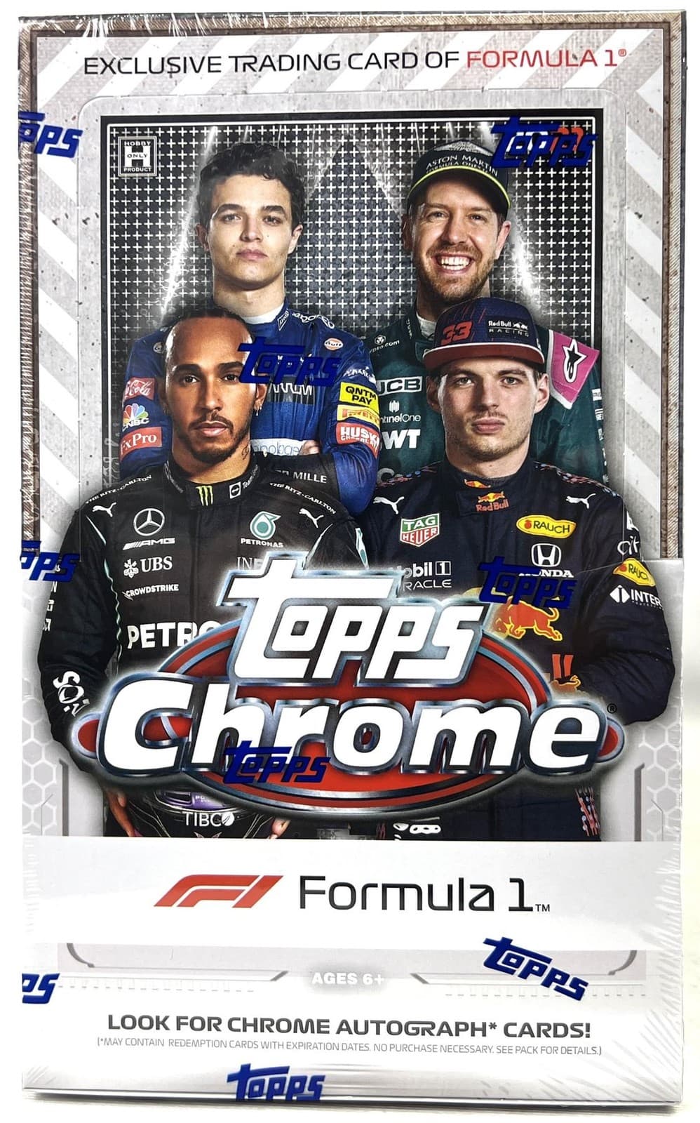 2021 TOPPS FORMULA 1 CHROME RACING HOBBY BOX