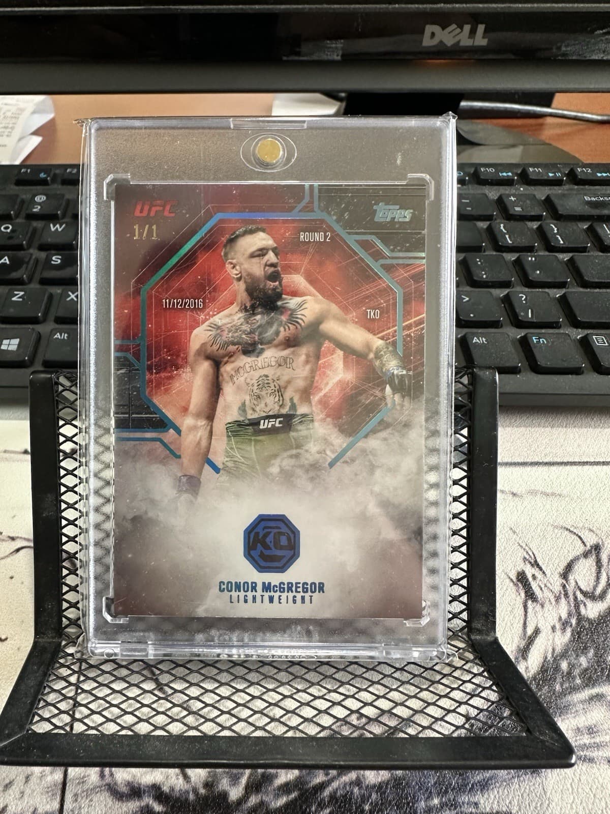 Conor Mcgregor 1/1 Topps 2026 Knockout Instant Arrival (Double Champ Fight)