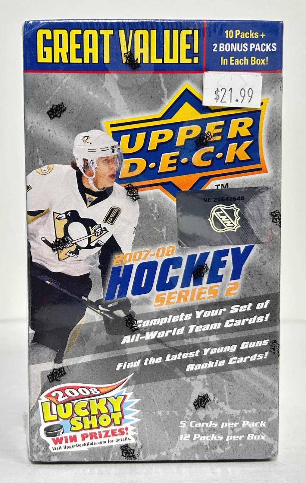 2007/08 Upper Deck Series 2 Hockey 12-Pack Box