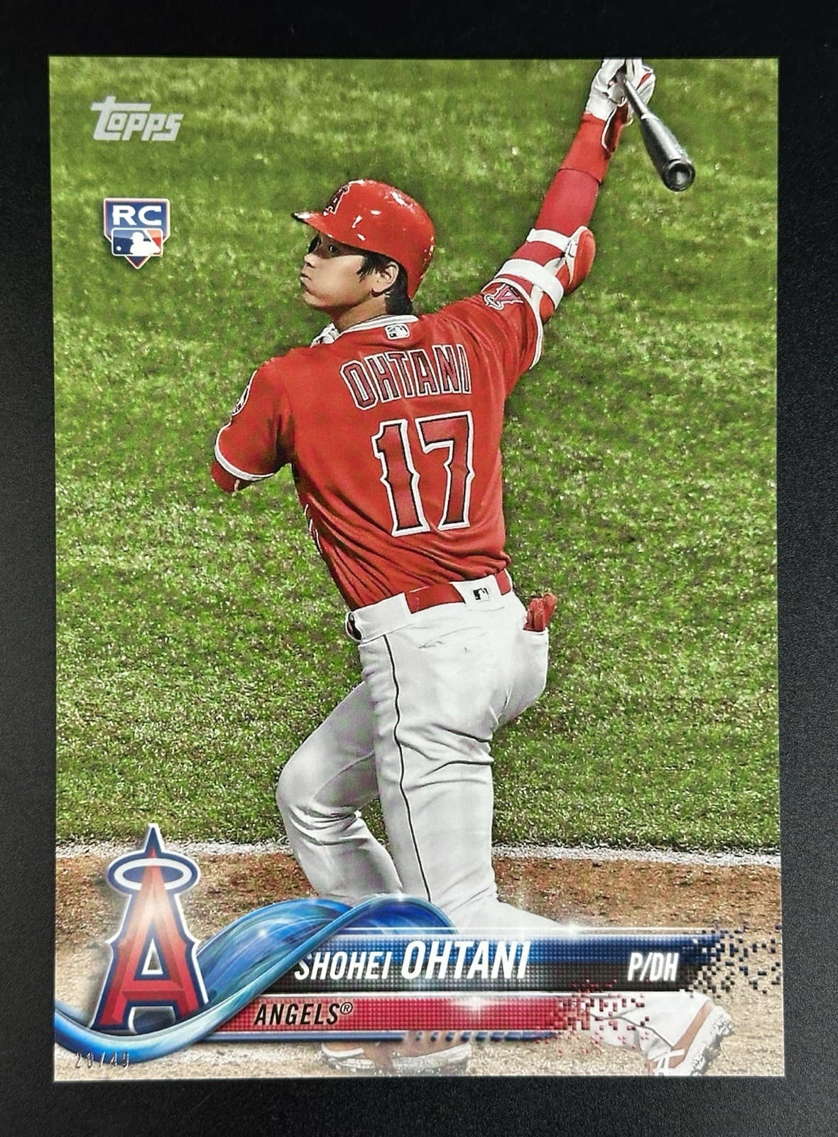 2018 Topps Update Shohei Ohtani RC 5X7 Image Variation Batting /49 SSP STUNNING!