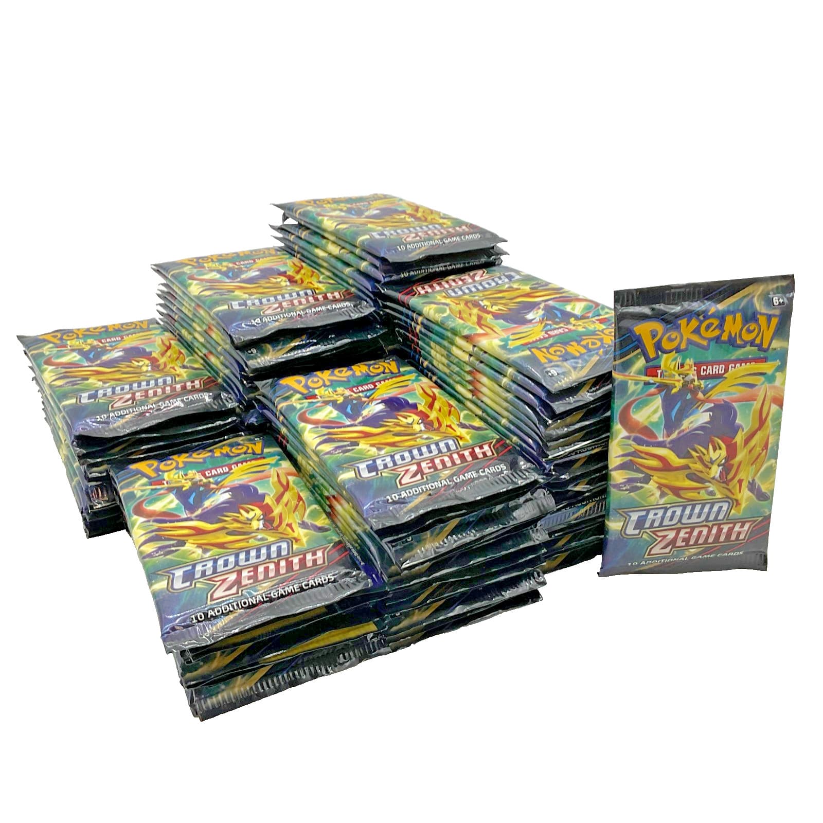 Lot of (100) Pokemon TCG SWSH Crown Zenith Booster Packs SEALED/NEW