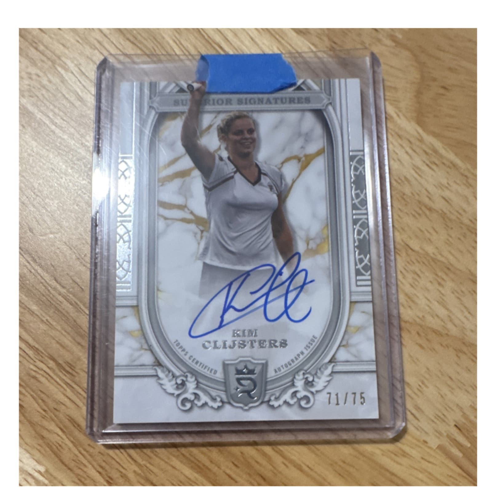 Topps Royalty 2024 Tennis Kim Clijsters Superior Signatures Auto #SS-KCS /75