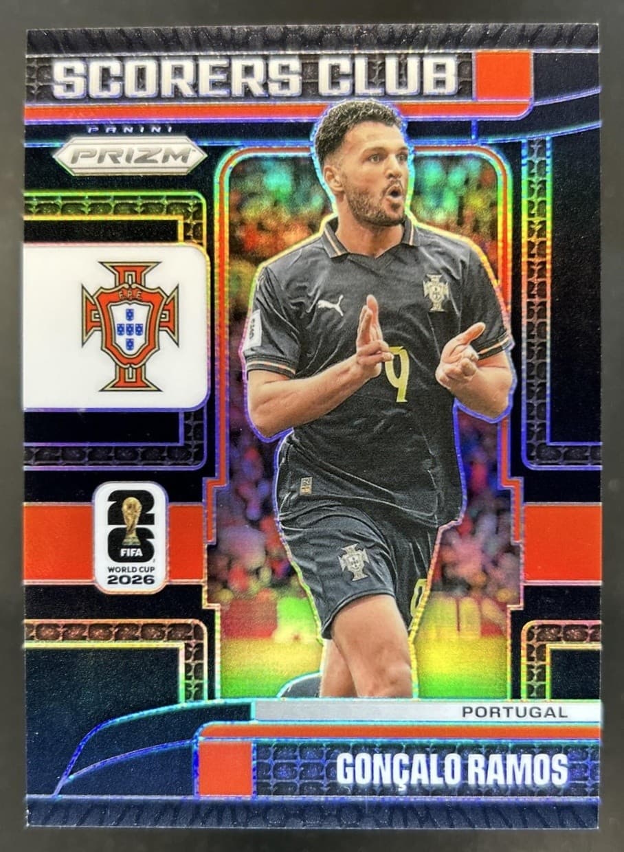 2026 Panini Prizm World Cup Goncalo Ramos Scorers Club Black #1/1 Portugal