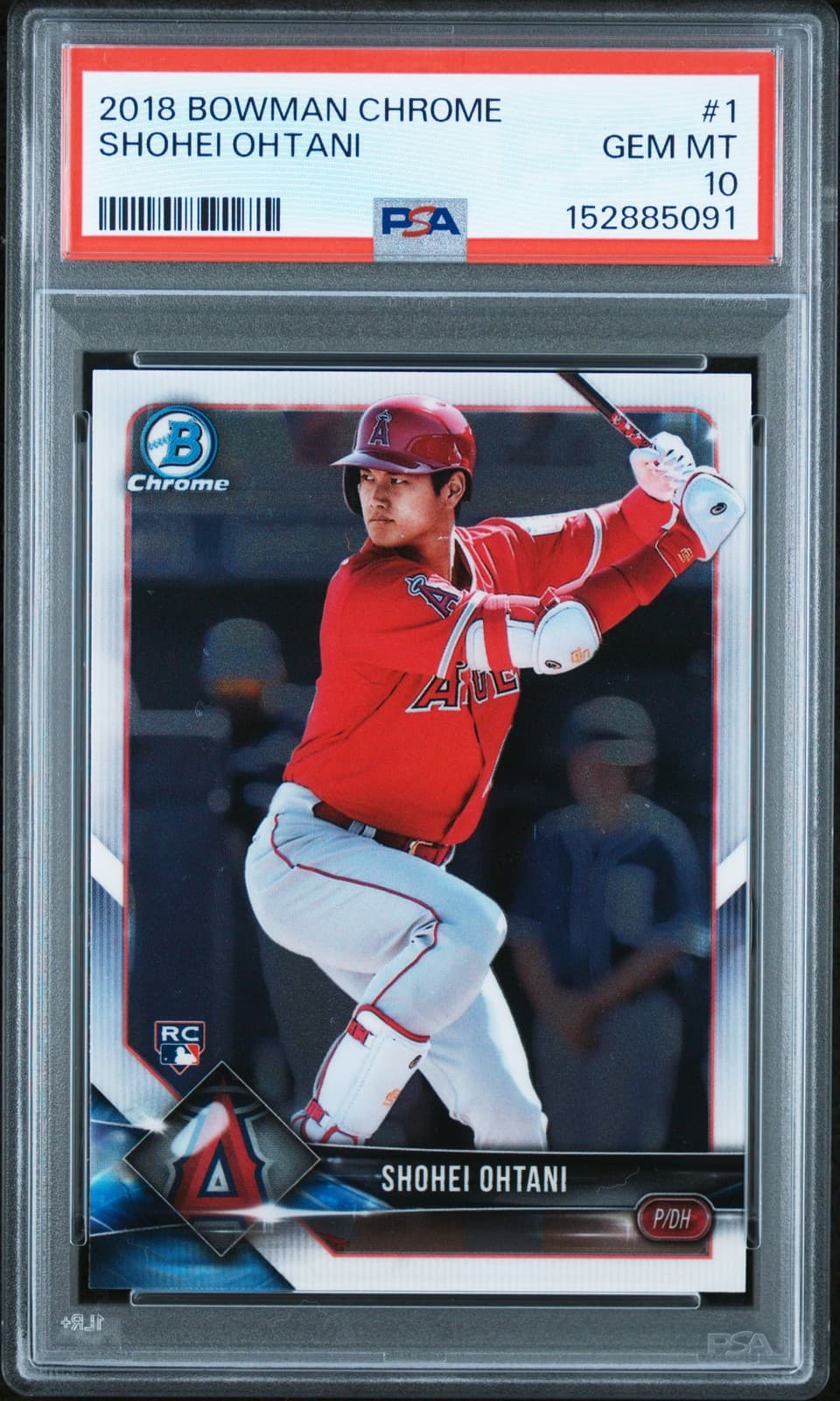 2018 BOWMAN CHROME #1 SHOHEI OHTANI ROOKIE RC PSA 10