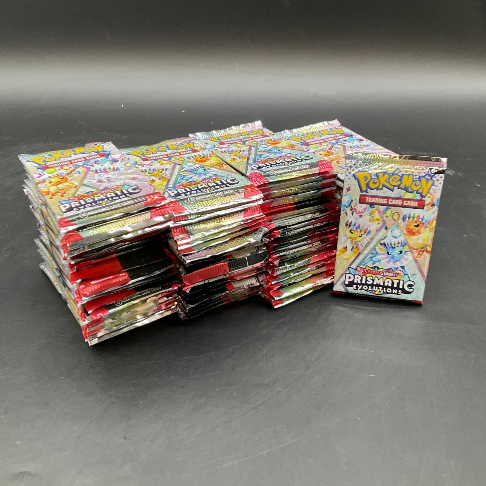 Lot of (100) Pokemon TCG Prismatic Evolutions Booster Packs SEALED NEW