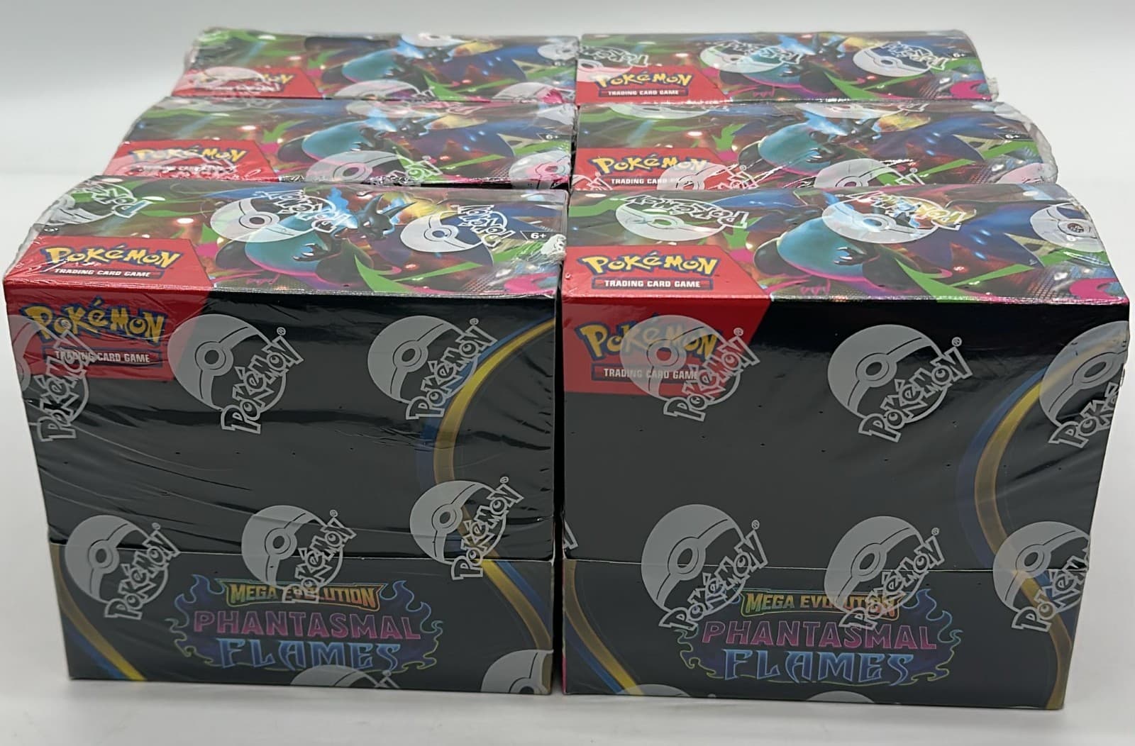 Lot of (6) Pokemon TCG Phantasmal Flames Booster Boxes SEALED NEW