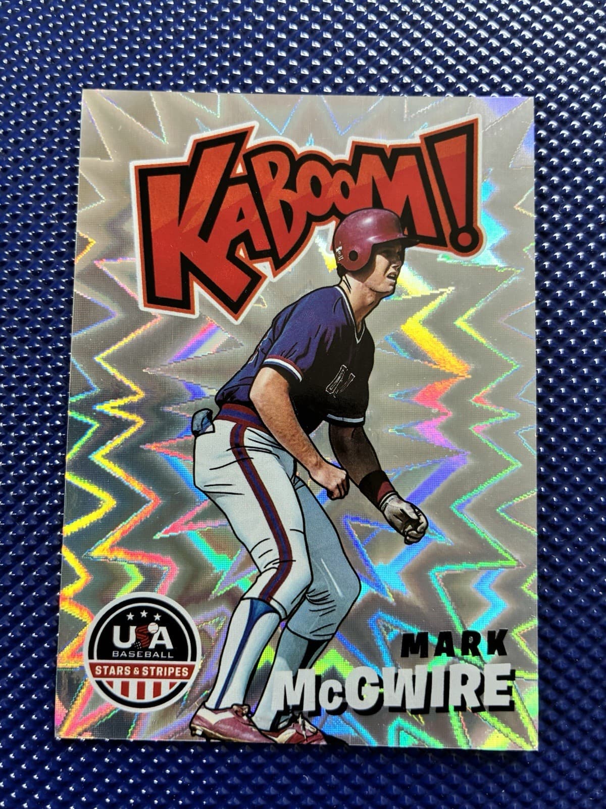 2025 Panini Stars & Stripes Mark McGwire #5 Kaboom Insert USA Baseball Card 🔥
