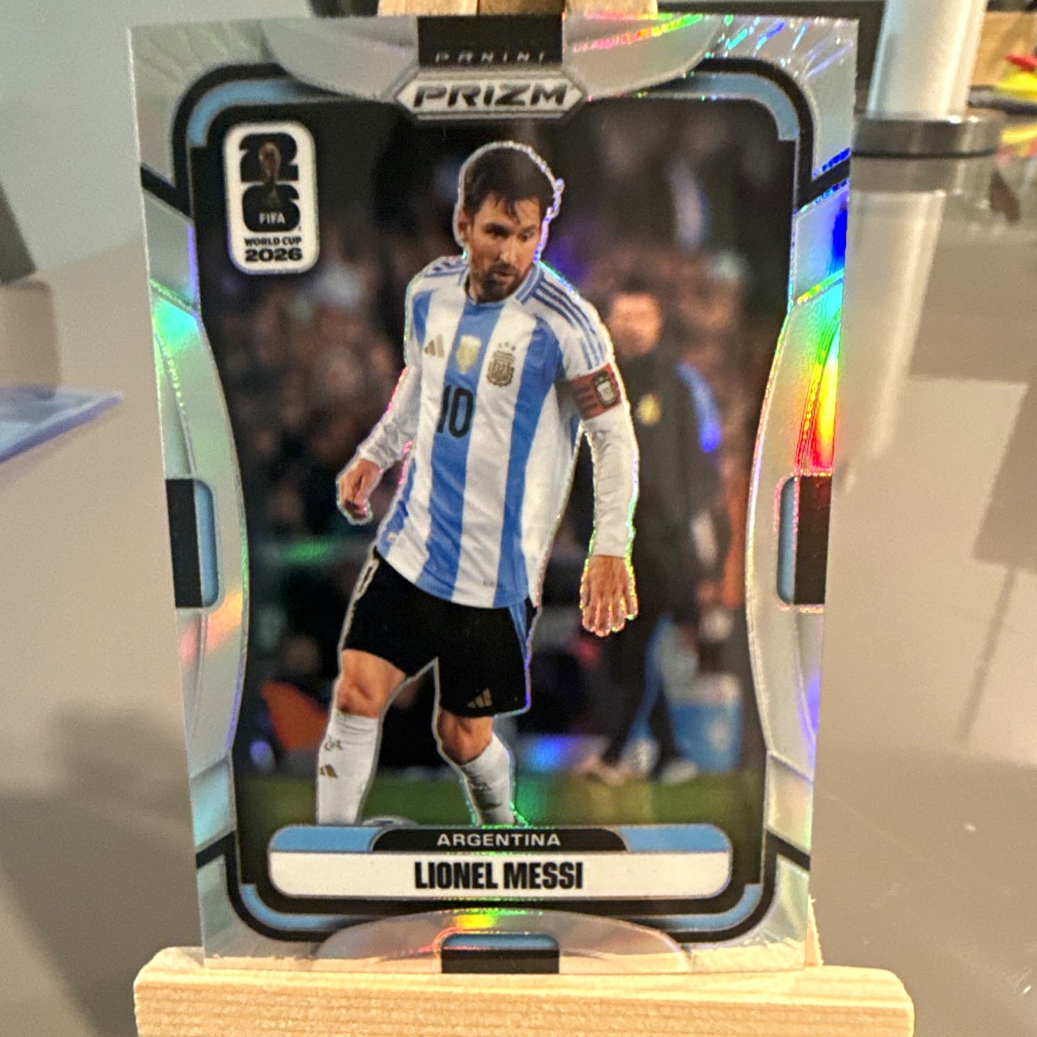 Panini 2026 Silver Prizm FIFA World Cup Lionel Messi #10 Argentina