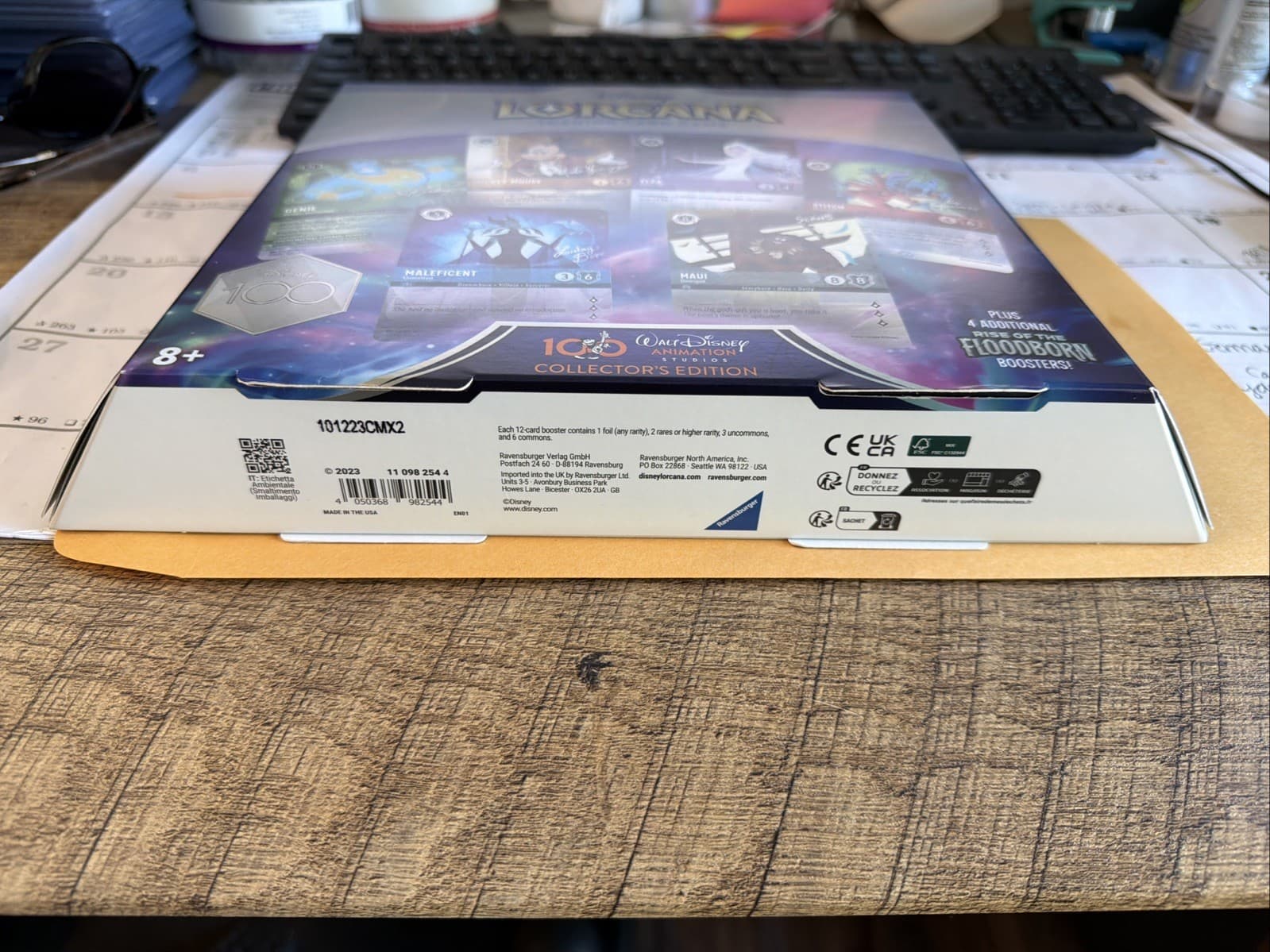 Disney Lorcana TCG Rise of the Floodborn Collectors Edition Booster Box- 4 Packs