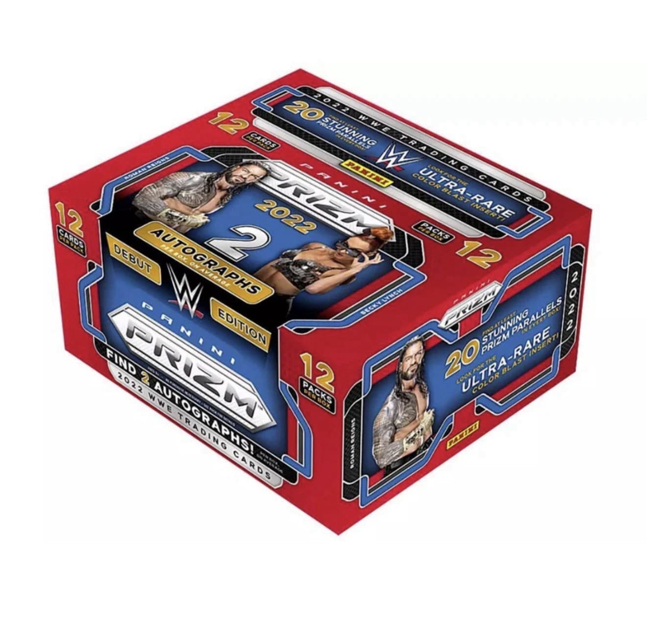 2022 Panini Prizm WWE Wrestling Debut Edition Hobby Box Factory Sealed