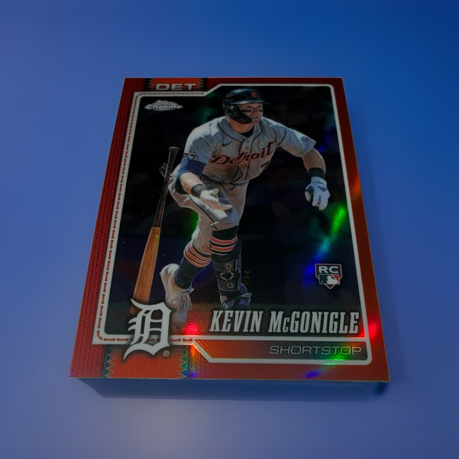 Kevin McGonigle Rookie 🤯 2026 Topps Chrome RED REFRACTOR 🔥 /5!!!