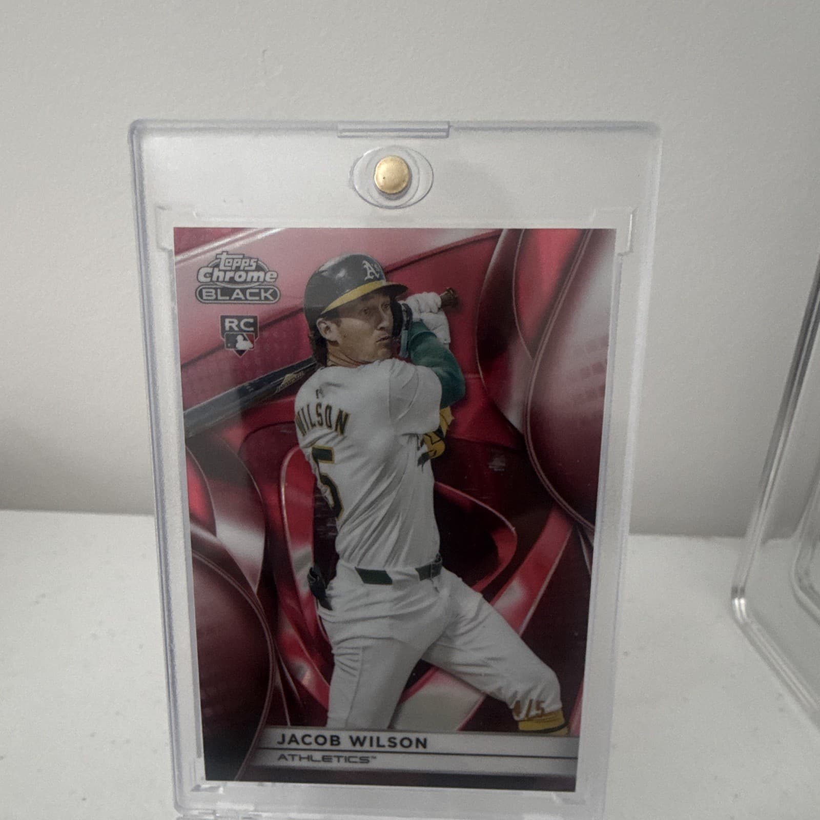 Topps 2025 Chrome Black Jacob Wilson RC Rookie #62 Oakland Athletics