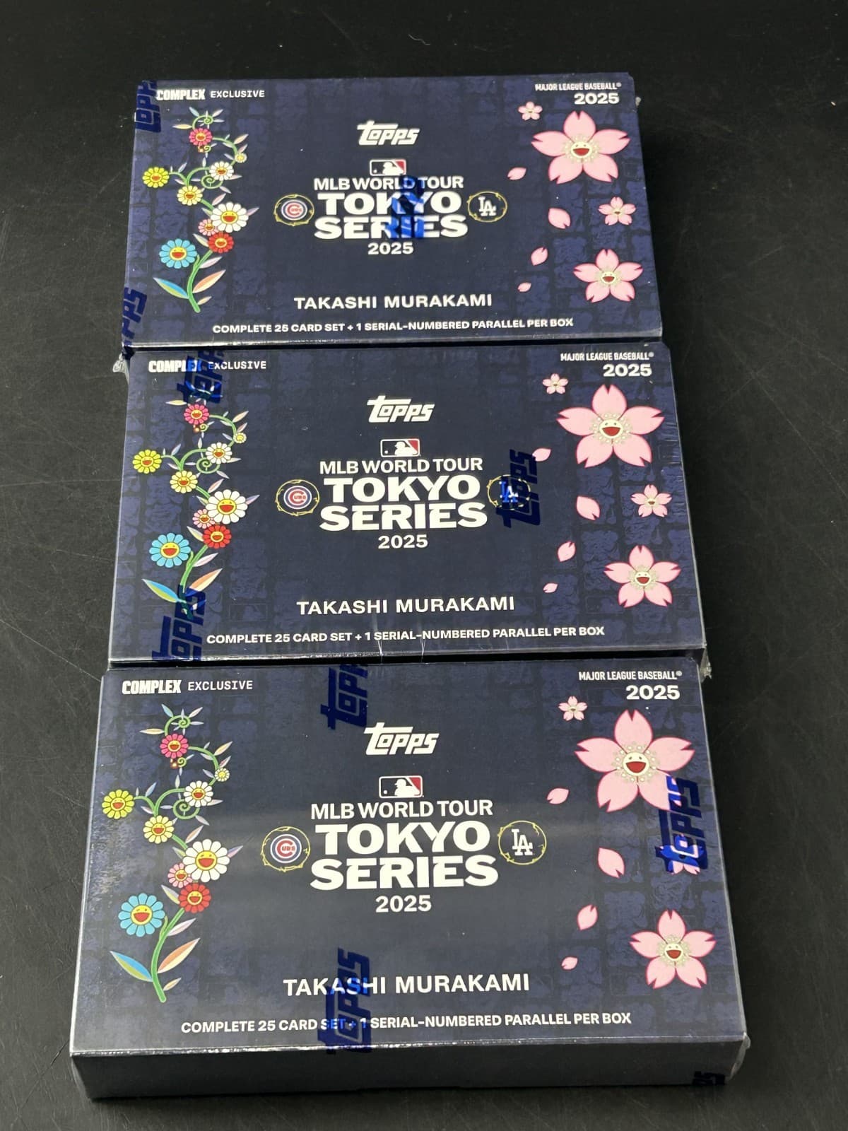 LOT of (3) 2025 Topps MLB World Tour Tokyo Takashi Murakami Sealed Box Ohtani #2