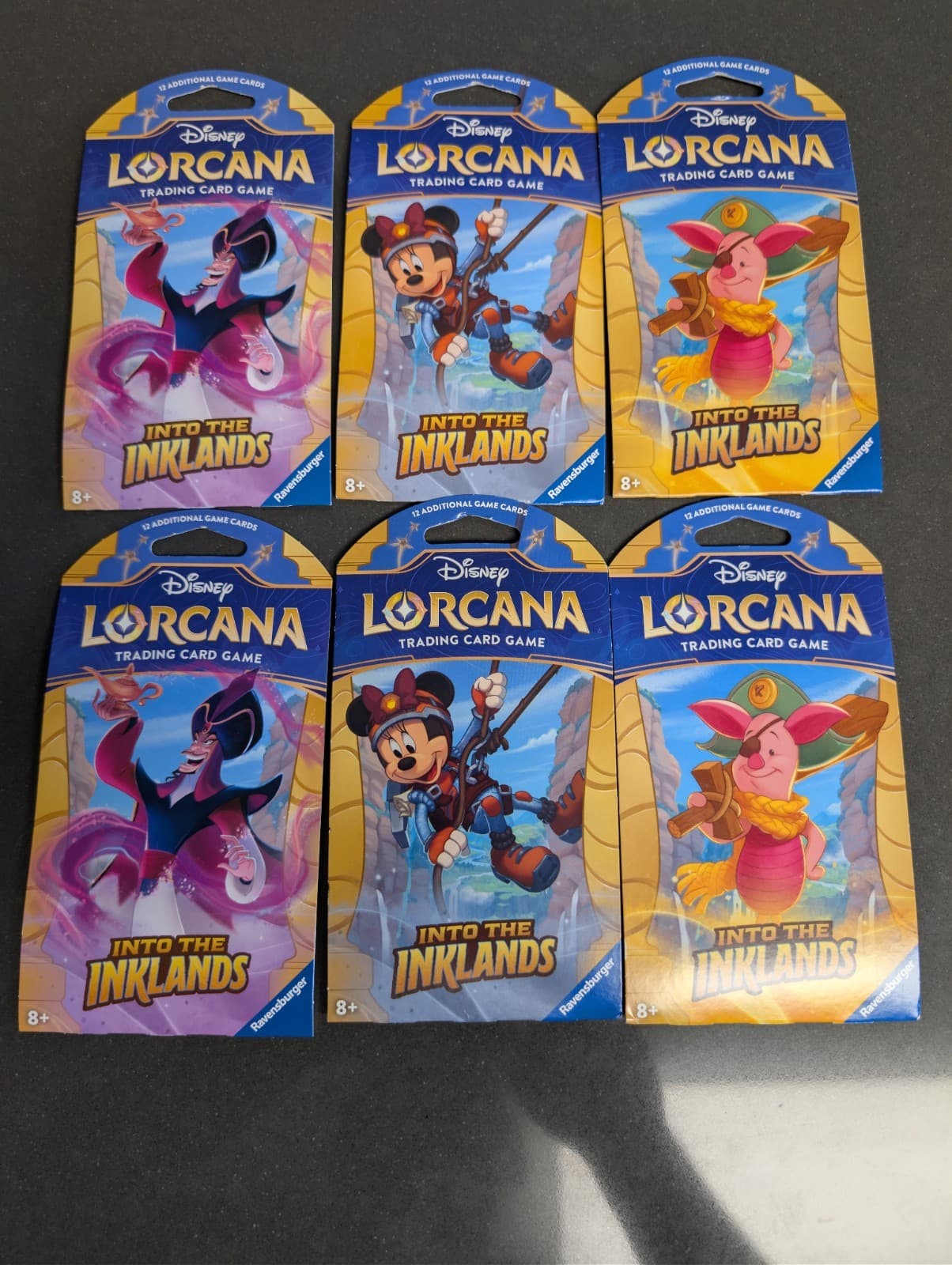 Disney Lorcana Into The Inklands Sealed 6 Booster Packs - Free Shipping