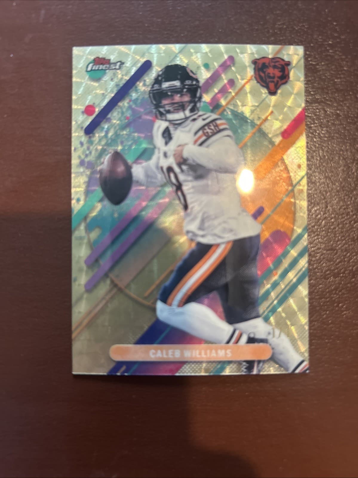 2025 Topps Finest Caleb Williams Rare 228 Superfractor 1/1