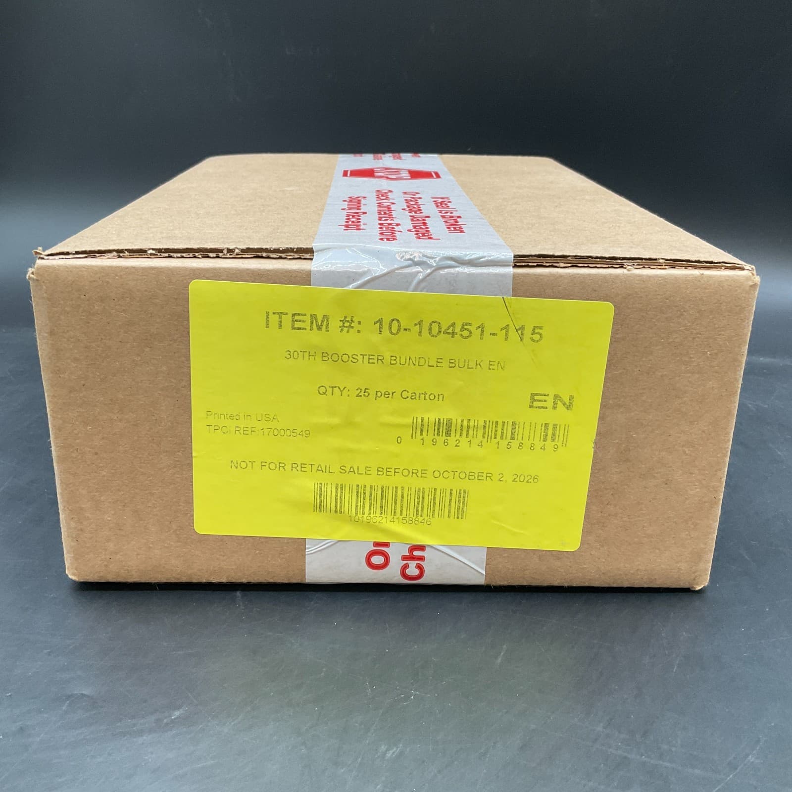 Auction #2 Pokemon TCG 30th Celebration Booster Bundle Case SEALED
