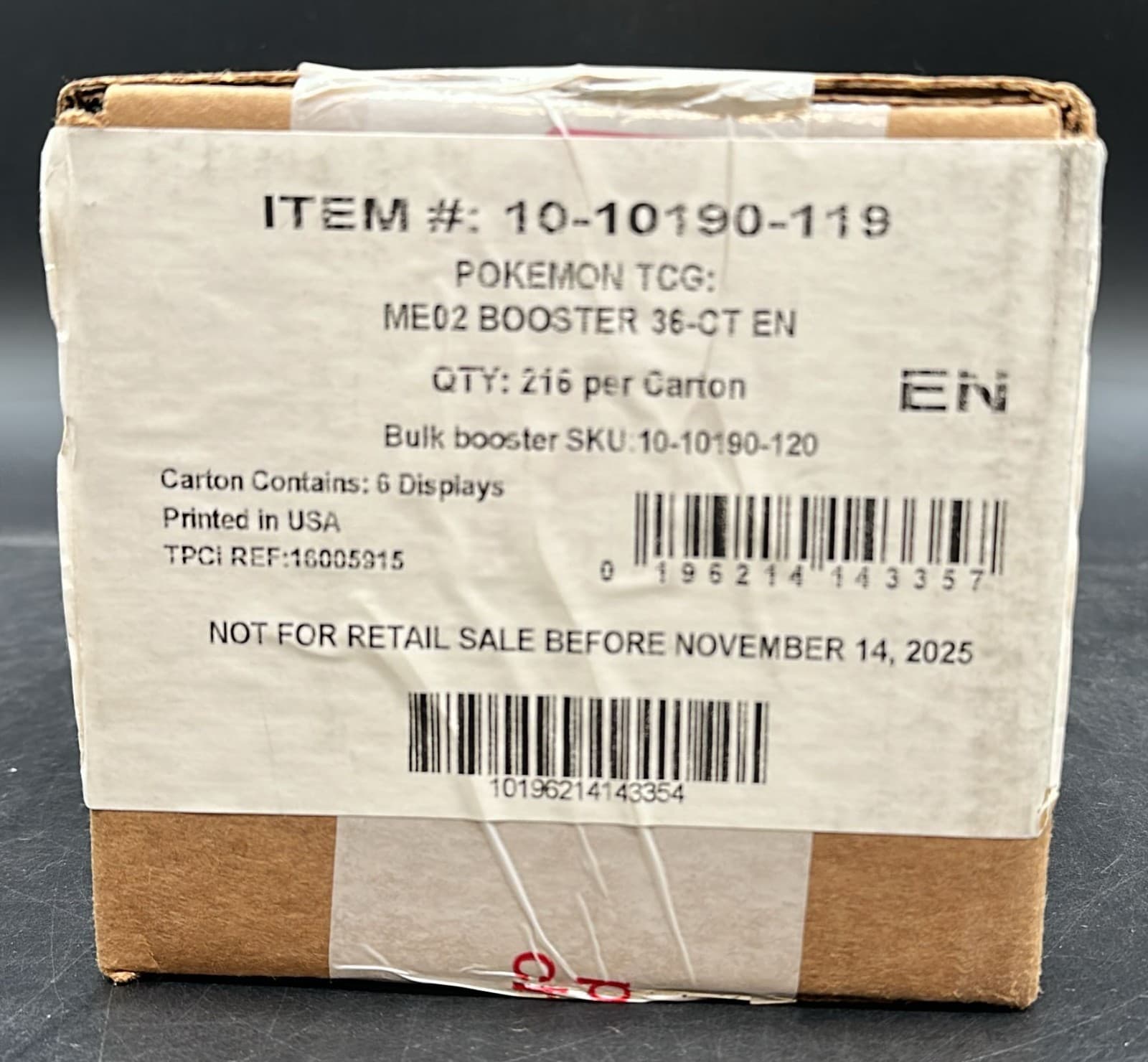 Pokemon TCG ME02 Phantasmal Flames Booster Box Case SEALED NEW
