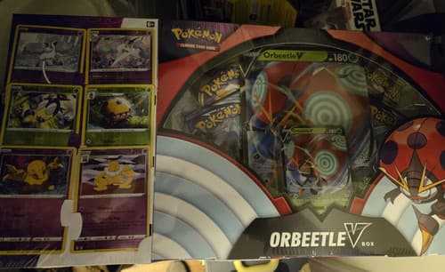 Pokemon TCG Orbeetle V Collector's Box Super Card - Card Packs UNOPENED