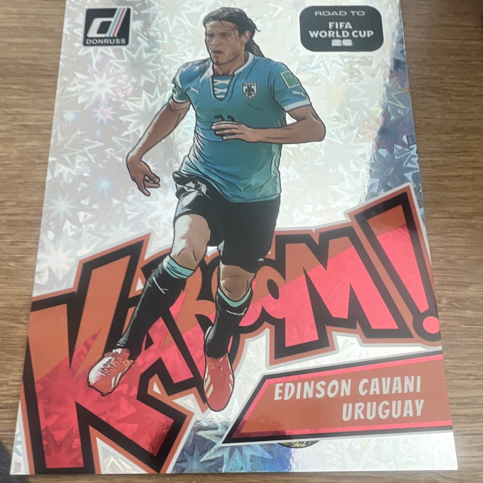 Donruss 2025-26 Road to FIFA World Cup Edinson Cavani Kaboom! #16 Uruguay