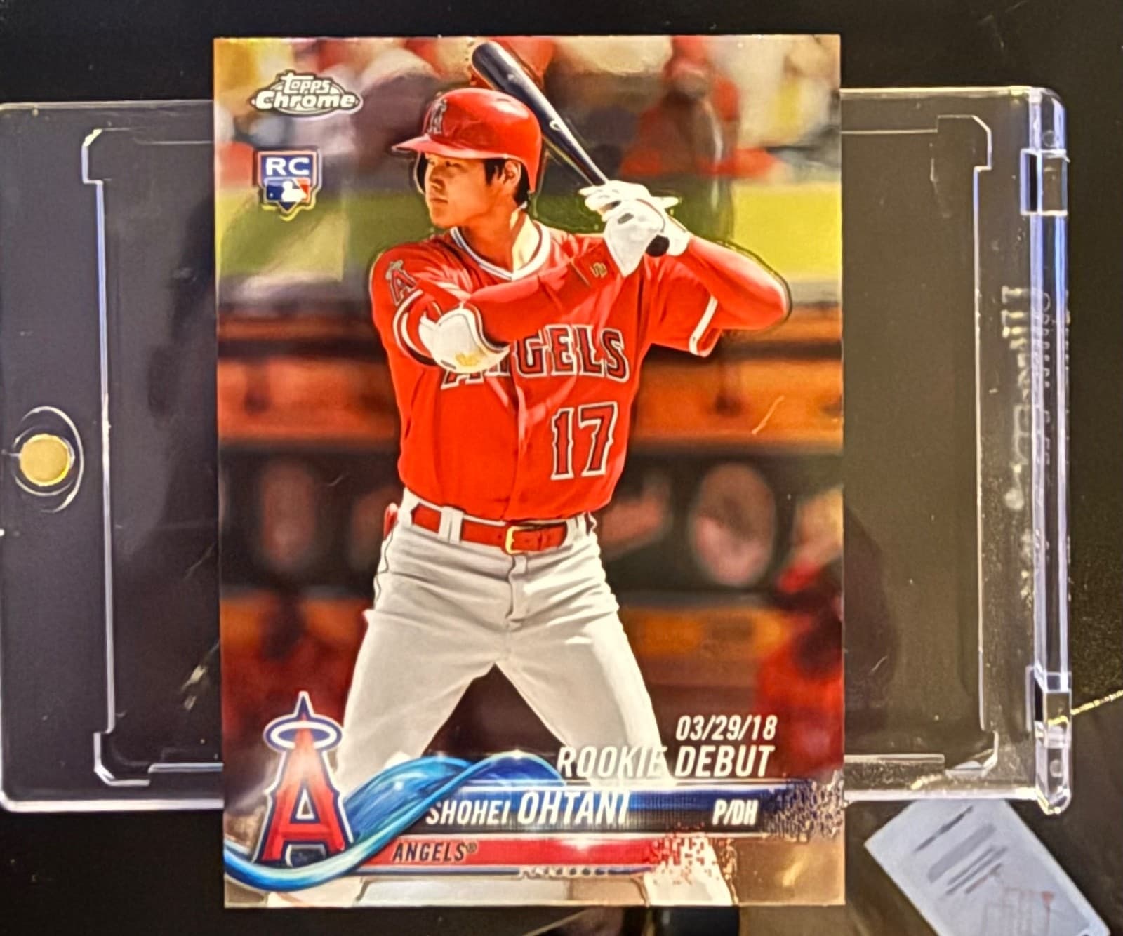 2018 Topps Chrome Update Shohei Ohtani #HMT32 “Rookie Debut”