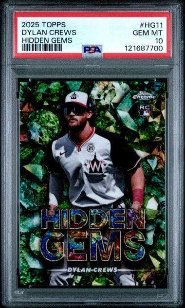 2025 Topps Dylan Crews Hidden Gems #HG11 PSA 10