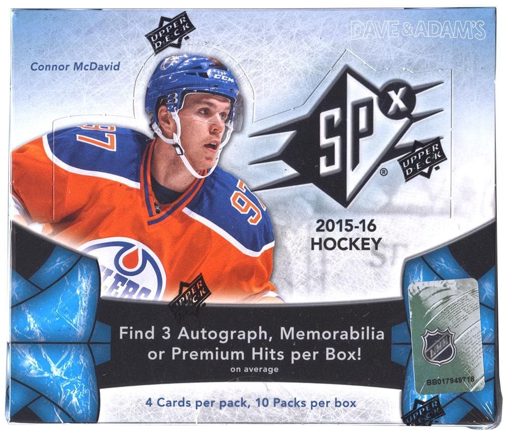 2015/16 Upper Deck SPx Hockey Hobby Box