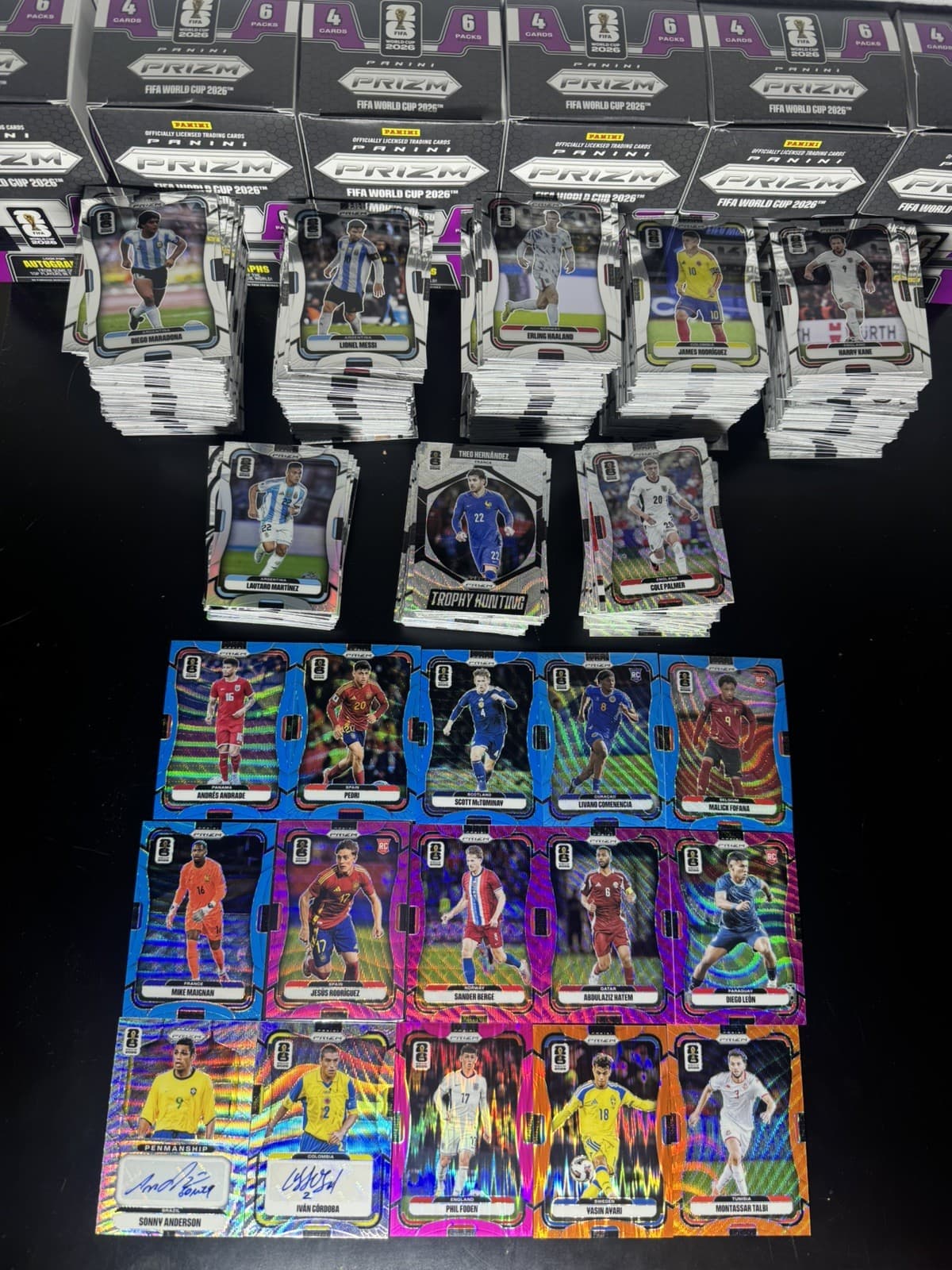2026 Prizm FIFA World Cup HUGE LOT numbered silver waves 653 total cards