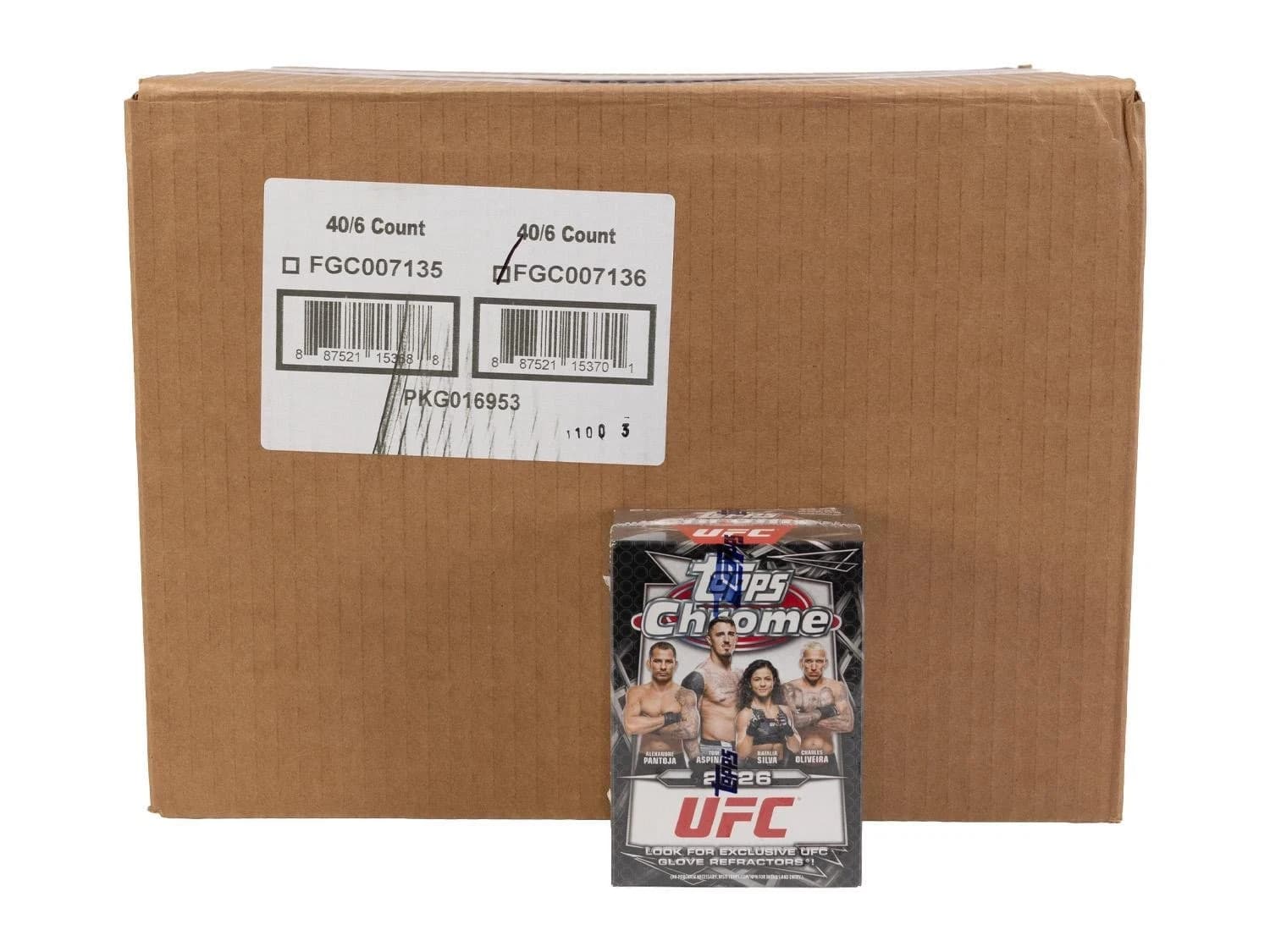 2026 Topps Chrome UFC Blaster 40 Box Case SEALED