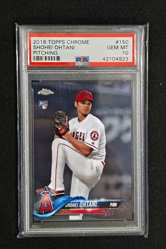 2018 Topps Chrome - Shohei Ohtani #150 White Jersey (RC) PSA 10