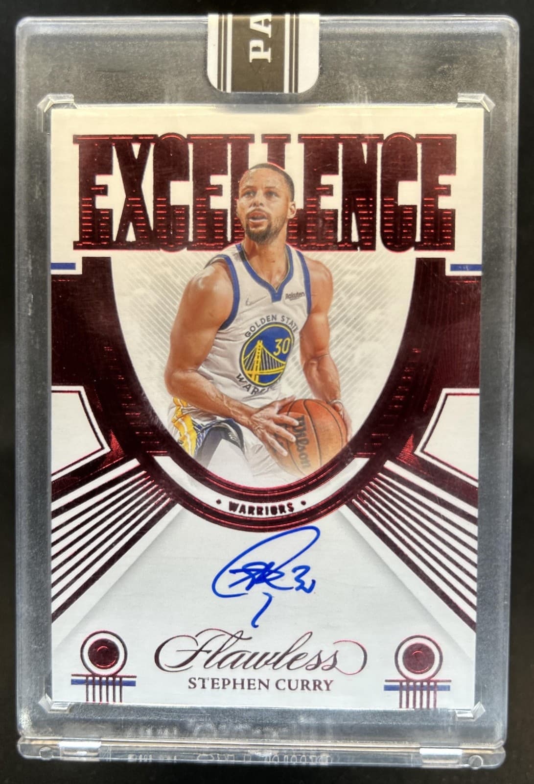 2024 Black Box Stephen Curry 2021-22 Panini Flawless Excellence Ruby Auto #1/1