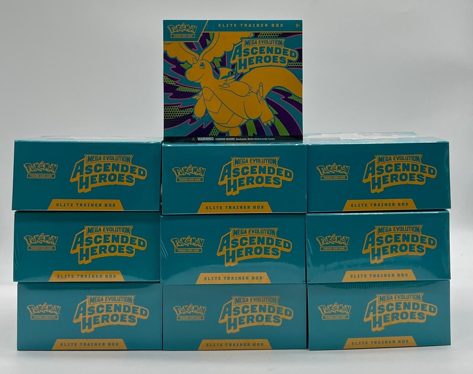 Lot of (10) Pokemon TCG Ascended Heroes Elite Trainer Boxes SEALED ETB