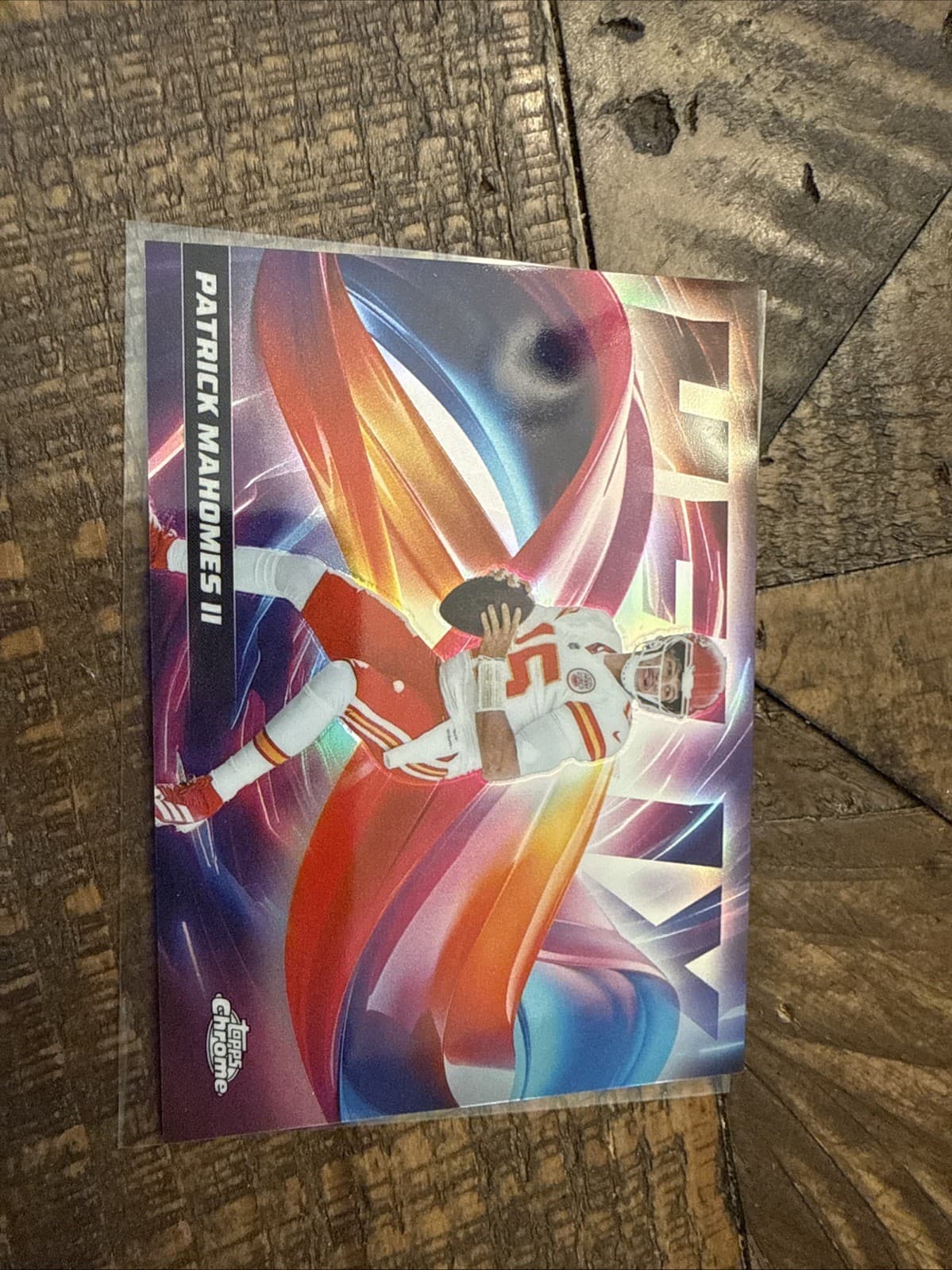 2025 Topps Chrome Patrick Mahomes II Helix #HX-2 SSP Case Hit Chiefs
