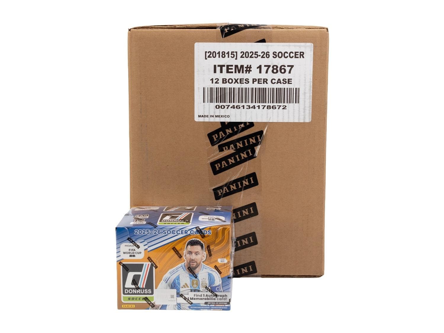2025/26 PANINI DONRUSS ROAD TO FIFA WORLD CUP SOCCER HOBBY 12-BOX CASE