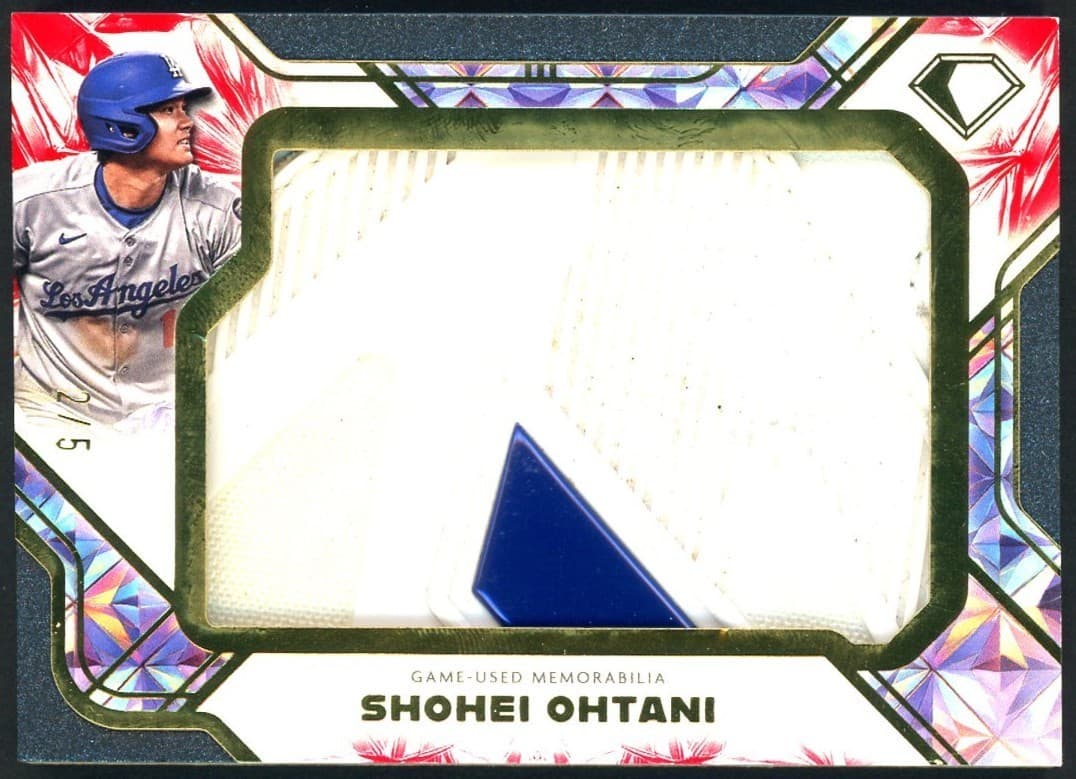 2025 Topps Diamond Icons Preeminent Pieces Shohei Ohtani Game-Used Cleat 2/5