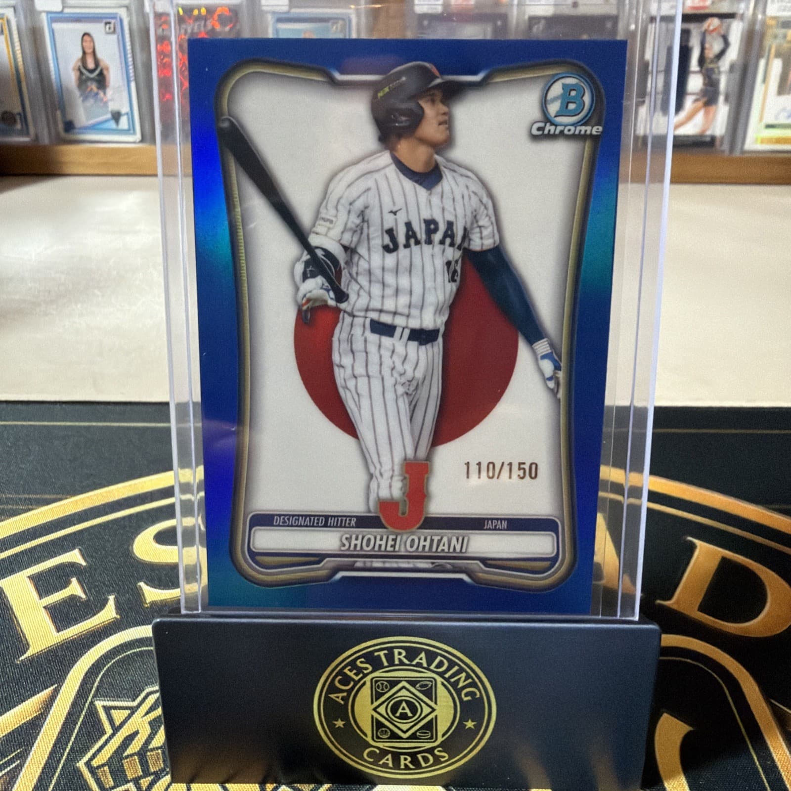 2026 Bowman Chrome Shohei Ohtani WBC-17 Blue Refractor /150 WBC-17