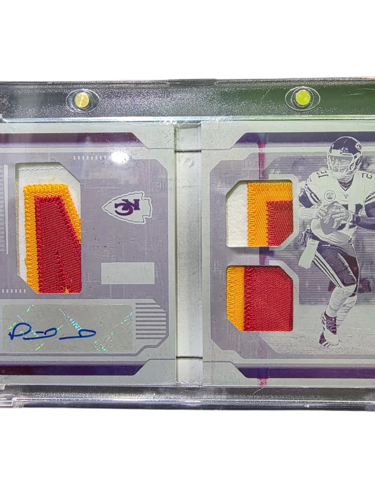 2020 Panini Playbook Material Auto 1/1 Patrick Mahomes II #PMA-PM Booklet Patch