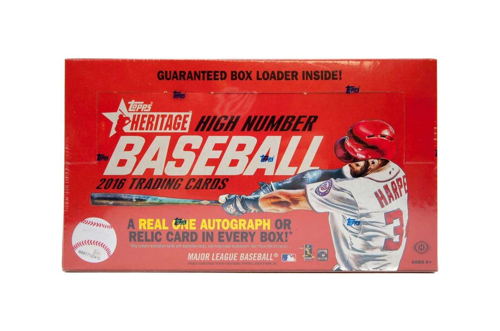 2016 Topps Heritage High Number Baseball Hobby Box - 1 Auto or Relic Per Box!