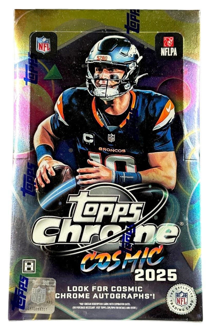 2025 Topps Cosmic Chrome Football Hobby Box #LPE