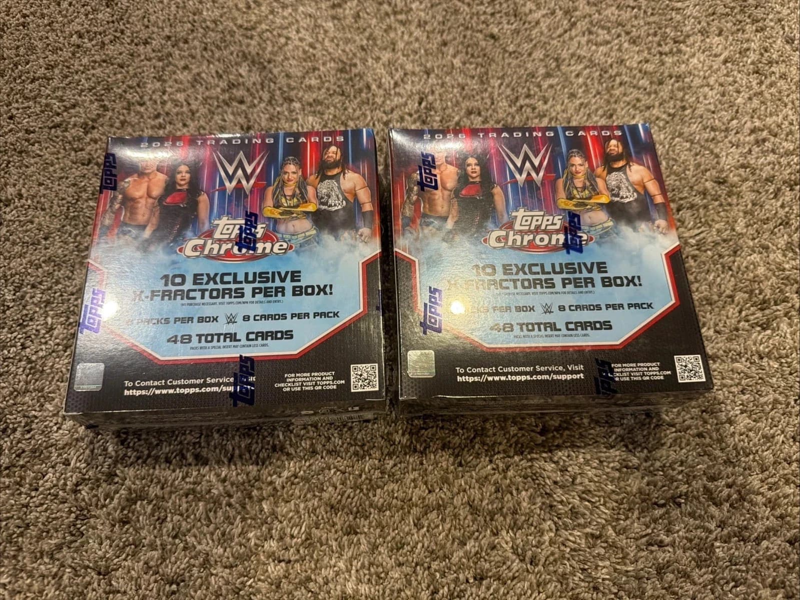 2026 TOPPS CHROME WWE Wrestling MEGA BOX New Factory Sealed IN HAND/FAST SHIP