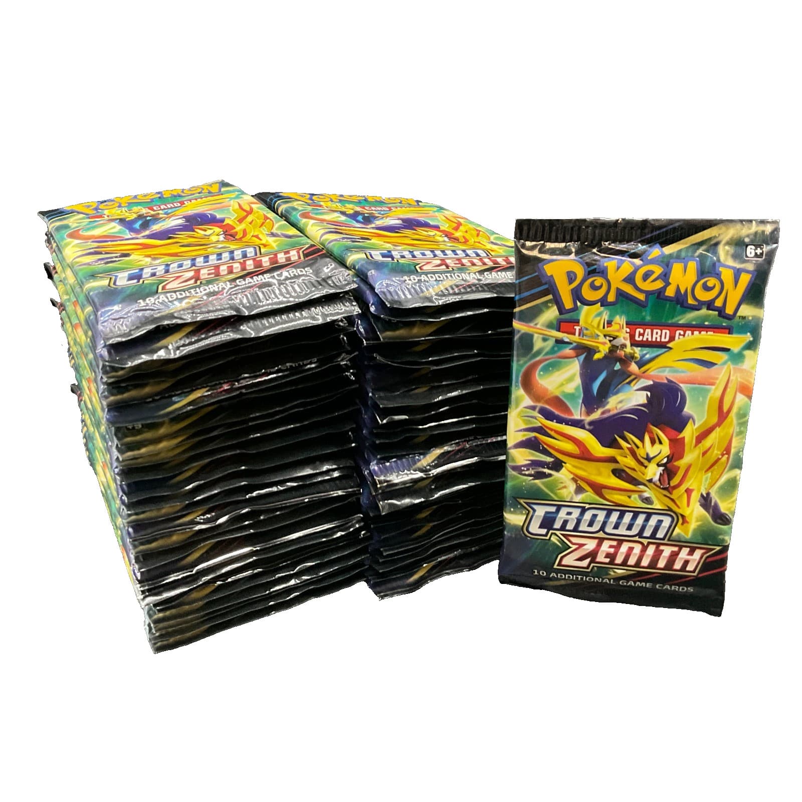 Lot of (50) Pokemon TCG Crown Zenith Booster Packs SEALED SWSH12.5