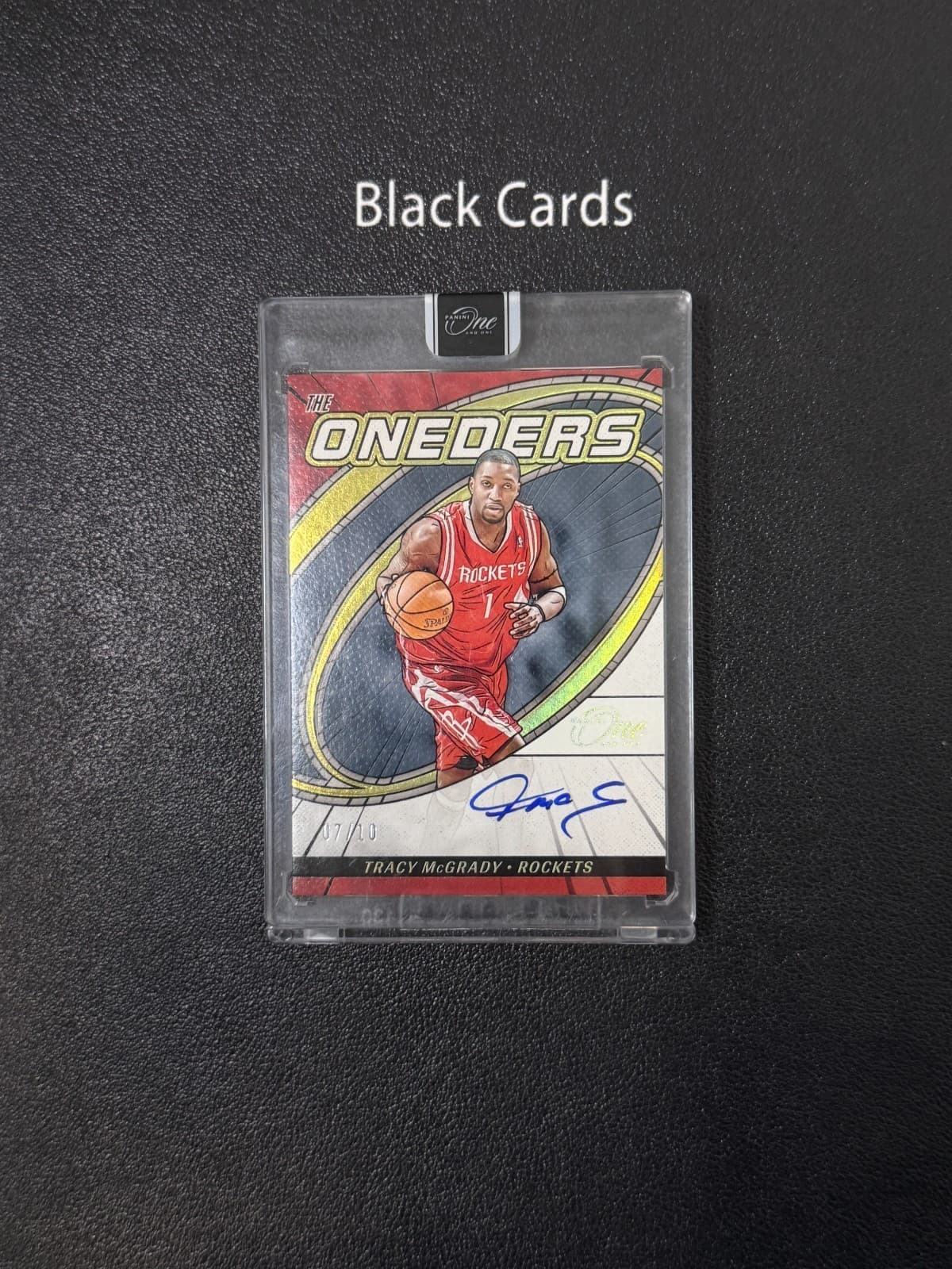 2023-24 Panini One And One Tracy McGrady The Oneders Gold Auto /10