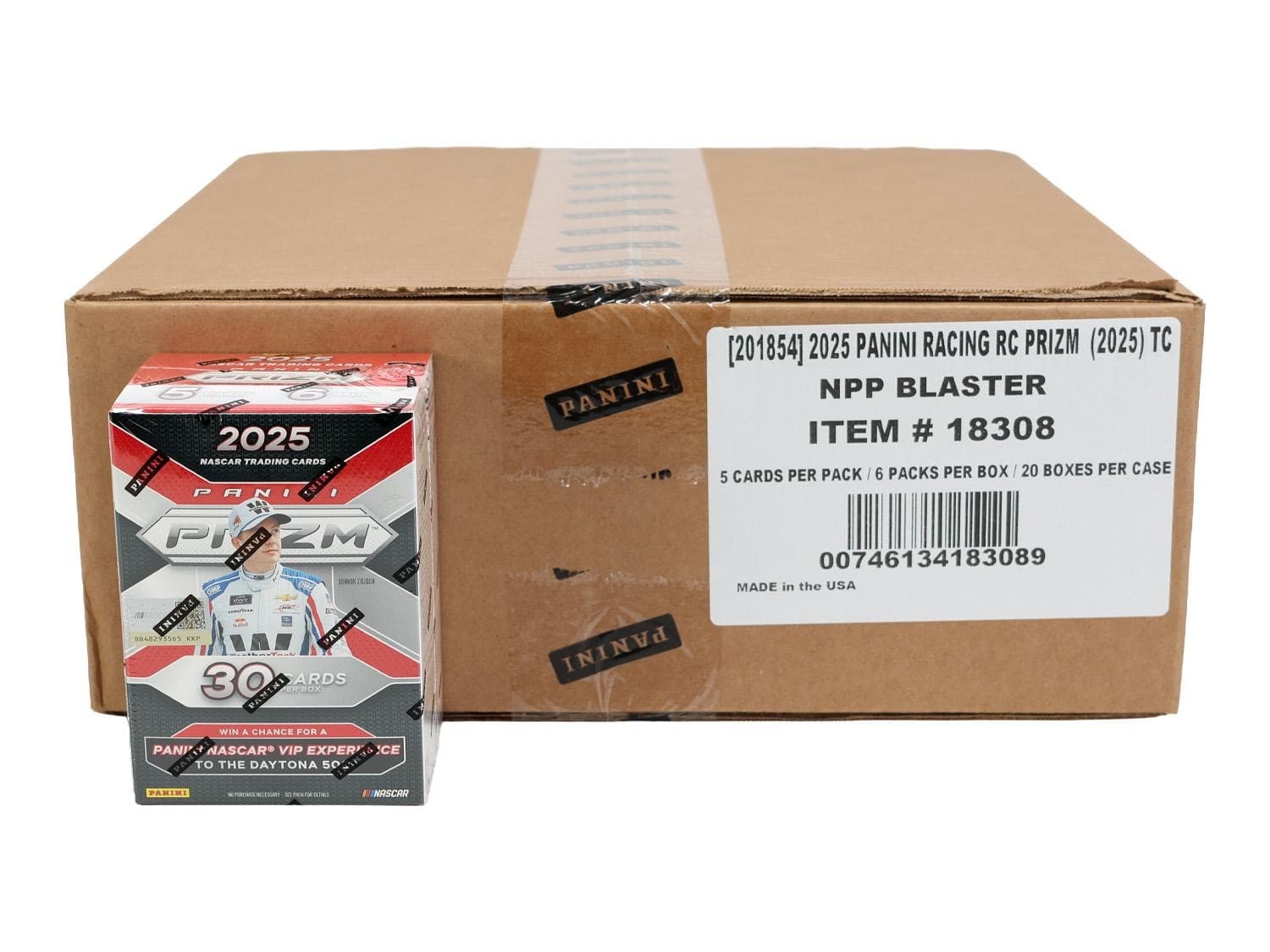 2025 Panini Prizm NASCAR Racing Blaster 20-Box Case