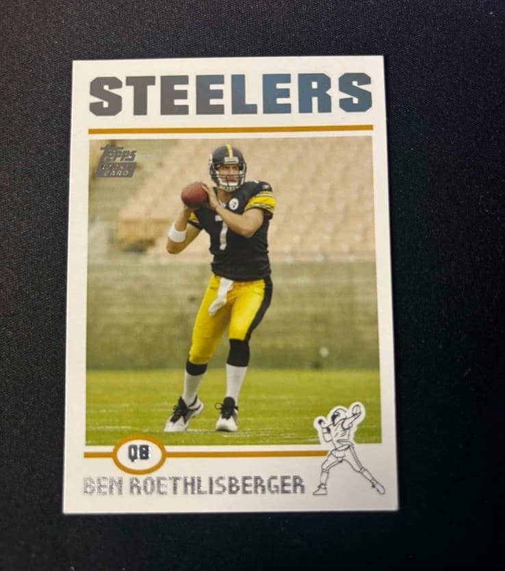 Topps Rookie Card Ben Roethlisberger #7 Pittsburgh Steelers NFL Football Card
