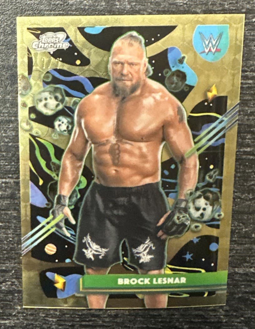 BROCK LESNAR - 2026 Topps Cosmic Chrome WWE SUPERFRACTOR 1/1 SSP 🔥🔥🔥